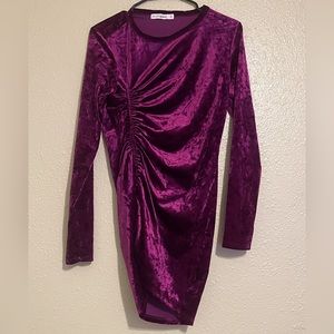 Red Velvet Dress L